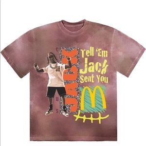 Travis Scott X McDonalds Collab shirt